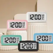 Large Screen LCD Alarm Clock with Gradual Alarm and Temperature Detection