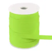 55 Yards Double Fold Bias Tape 1/2 Inch Bias Binding Tape, Bright Green