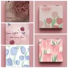 Square Cosmetic Mirror Rose Folding Mirror Makeup Mirror Cosmetics Tools