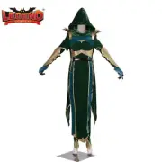 NEW! Mortal strike jade green cosplay costume Custom Made