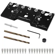Shelf Pin Hinge Jig 5mm Shelf Pin Hole Drilling Guide 32mm Spacing All eoa☀