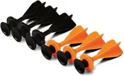 Petron Archery Stealth Spare Sucker Darts PK6 Black And Orange Black & Orange