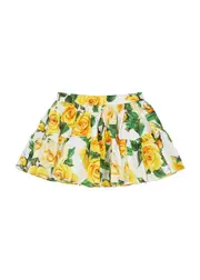 Dolce & Gabbana Kids Floral-print Cotton-poplin Skirt (3-6 Years) - White - 06YR (6 Years) 06YR (6 years)