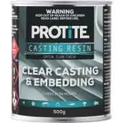 Protite 500g Clear Casting Embedding Fibreglass Resin