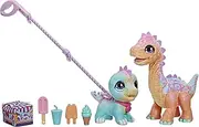 furReal Sallys Ice Cream Party Electronic Animals with Over 40 Sounds and Reactions and Walkalots Dino, from 4 Years