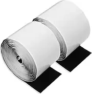 Sewroro 2Rolls Non Slip Rug Tape Grippers Wide Long Dual Sided Adhesive Carpet Stickers for Securing Rugs Mats Carpet Various Surfaces Lightweight Easy