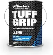 Tuff Grip Clear Non-Skid Paint for Ramps, Floors, Decks & Stairs – Textured Anti-Slip Grip Coating for Slip Resistant Traction (One Pack)