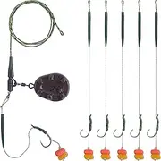 Hand Made Carp Fishing Rigs Terminal Tackle Rig Hair Chod Rig Helicopter Rig Carp Weights Carp Hooks Swivels Clip Setup Carp Boilie Bait Rigs Carp Fishing Equipment