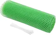 0.4x6m Green Plastic Fencing Net Garden Mesh Fence Animal Barrier Sag-