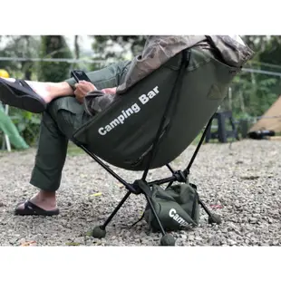 CampingBar 戰術椅/月亮椅 CP多地形混色迷彩 軍綠 休閒椅 露營椅 輕量椅【露戰隊】