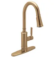 Moen Gilden One-Handle High Arc Pulldown Kitchen Faucet 87679BZG