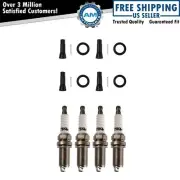Ignition Coil Boots & Iridium Spark Plug Kit Set for Lexus Toyota Scion