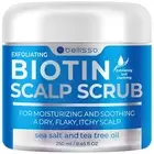 Biotin Scalp Scrub Exfoliator Treatment for Dry Hair and Itchy And Flaky Scalps