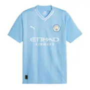 JERSEY PUMA MANCHESTER CITY HOME BLUE MENS SOCCER 2023