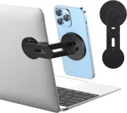 Magnetic Phone Holder for Laptop MagSafe iPhone 16/15/14/13/12 Black