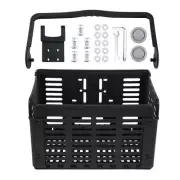 Hand-woven Basket Foldable Bicycle Bike Accessories Women's Miss