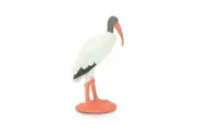 Stork Toy Hand Painted Rubber Bird, Realistic Figure Model, Gift, 2" SF44 B15