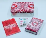 New NIB 2004 Philip Morris - Poker Playing Cards Dice Game Instructions In Tin
