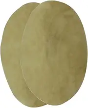 ERINGOGO 2pcs Natural Goat Skin Drum Leather Percussion Parts for Djembe African Drums and Instruments Sound Quality and Playability