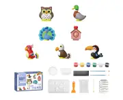 Kids Arts And Crafts Painting Kit Animal Vehicle Toys Art And Craft Supplies Party Favors Creativity Diy Gift For Boys Girls