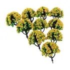Model Trees Miniature Handmade Miniature Railroad Railway Scenery 10Pcs