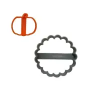 PUMPKIN CENTER LINZER JAM FILLED COOKIES SET OF 2 COOKIE CUTTERS USA PR1867