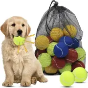 Dog Tennis Balls, 20 Pack 2.5 inch Floatable Squeaky Tennis Balls for Fetch