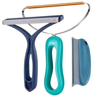 Pet Hair Remover 3-Pack, Dog Cat Hair Remover, Lint Shaver Cleaner Pro, Fur R...