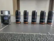 5 X Gillette King C Face & Stubble Moisturiser 100mL + Nivea Deep Aftershave