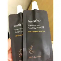 在飛比找蝦皮購物優惠-innisfree超級火山泥毛孔潔淨面膜10ml