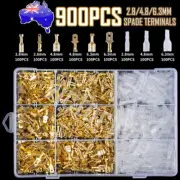 900PCS Assorted Crimp Terminals Electrical Wire Connector Spade Auto Car Kit Set