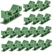 HIAKDOFT 20Pcs Din Rail PCB Mounting Bracket Clips for Secure Control Board Adapter Holders for Easy Installation of Electronic Switching Devices and Circuit Boards