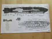 "GRAF ZEPPELIN AIRSHIP Diagram Plan