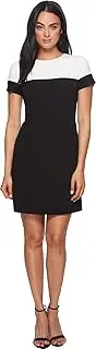 [Adrianna Papell] Women's Knit Crepe Colorblocked