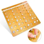 Thread Checker 28 Nut and Bolt Thread Checker with Screw Bolt Size and Thread...