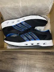 NIB/NWT Adidas Men's ClimaCool Black/Bright Blue Running Shoes size 11.5