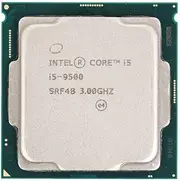 Intel Core 6 Core Processor i5-9500 3.00GHZ Base / 4.40GHZ (SRF4B) (CPU only, no CPU Fan) (Renewed)