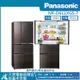 【Panasonic 國際牌】610公升 一級能效智慧節能對開四門無邊框玻璃冰箱-曜石棕 NR-D611XGS-T_廠商直送