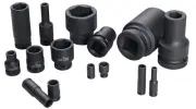 No.75046L - 1.7/16" x 3/4" Drive Deep 6 Point Impact Socket