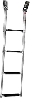 TENOL Telescopic Boat Ladder Dock Ladder Accessories Folding Versatile Swimming Steps Boarding Ladder for Swimming Pool Underwater, 4 Step