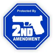 2nd Amendment Hard Hat Sticker / Helmet Label Stickers