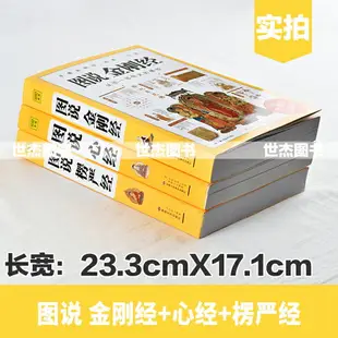 【最低價】【公司貨】正版 圖說金剛經+心經+楞嚴經 全套共3冊 經典圖解版文白對照 佛經佛學書籍入門佛教十三經原文解釋經書禪修國學經典智慧圖書 紫圖