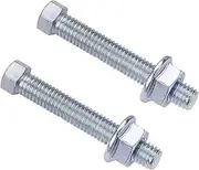 MotiveTech Chain Adjuster Bolts Motocross Screw Replacement,Chain Adjuster Nuts and Bolts Kit for CR250R RM250 Crf250x Crf250R