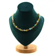 Necklace Beads Multicolor Opal - Australia + Stone Sun Of Necklace Femm