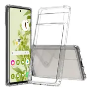 ZUSLAB Pixel 7a Case Slim Hybrid Shockproof Translucent Protective Cover for Google (2023) - Clear