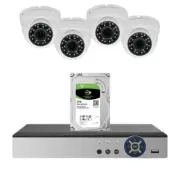 8 CH H.265 HD DVR 4x 1080p 5x Auto Focus Zoom CCTV Security Camera System w/2TB