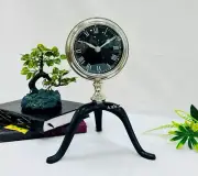 Chrono Aluminum Decorative Table Clock For Home & Office Desk