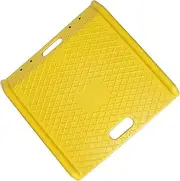 BISupply Portable Curb Ramp, Car Curb Ramp, Motorcycle Ramp, Threshold Ramp, Car Ramps Loading Ramps 4.5in 1-Pack