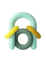 [Boon] Hoop Dishwasher Safe Food-Grade Silicone Toddler/Baby Teether Toy