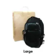 Brown Kraft Takeaway Bag - Large 250 pcs